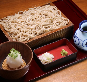 美味しい冷たいお蕎麦をどうぞ